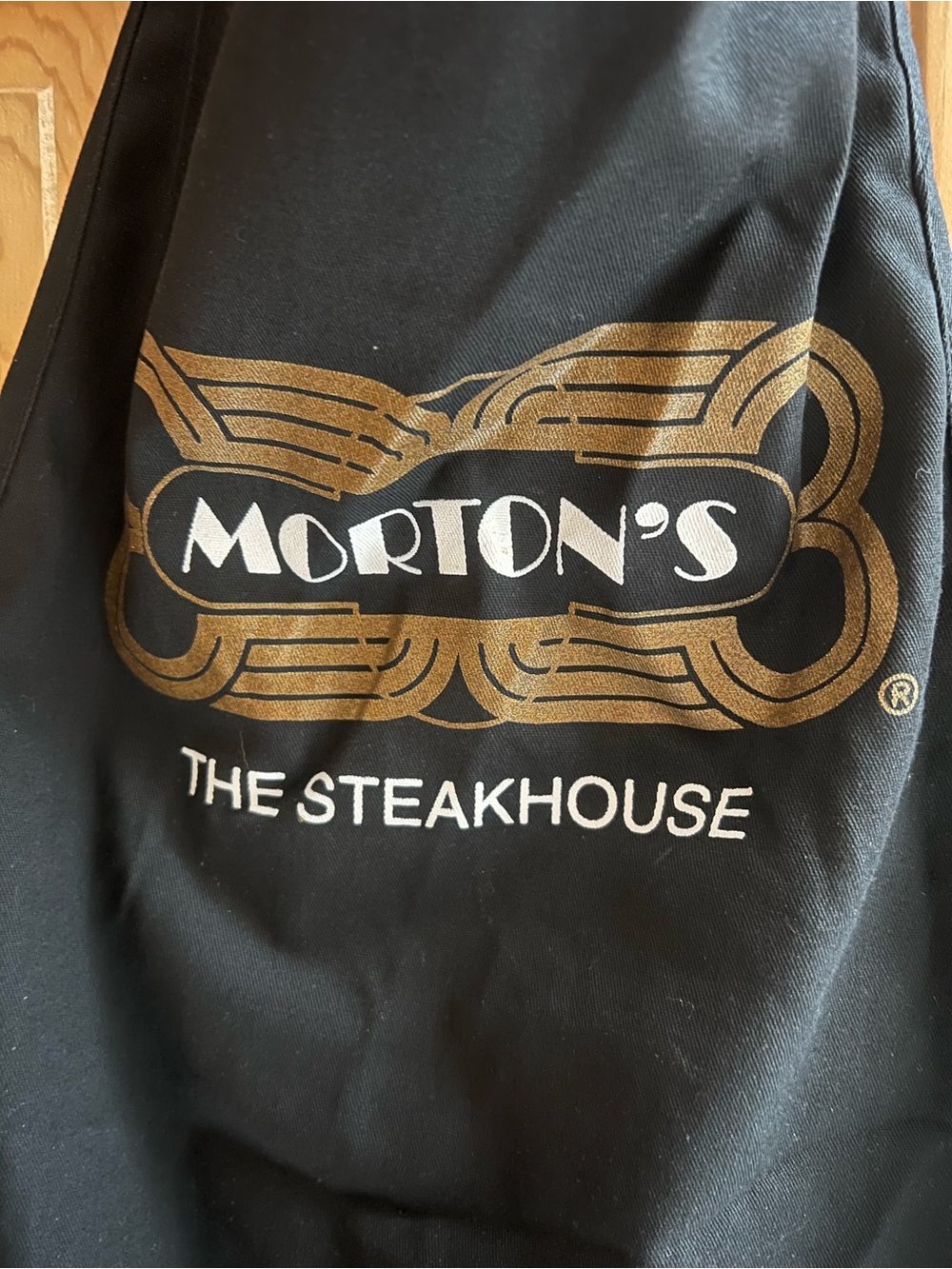 MORTON’S THE STEAKHOUSE Black Logo Apron